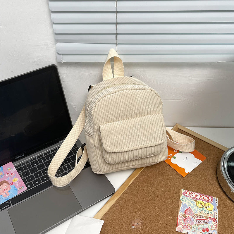 Corduroy Mini Backpack — product view 5