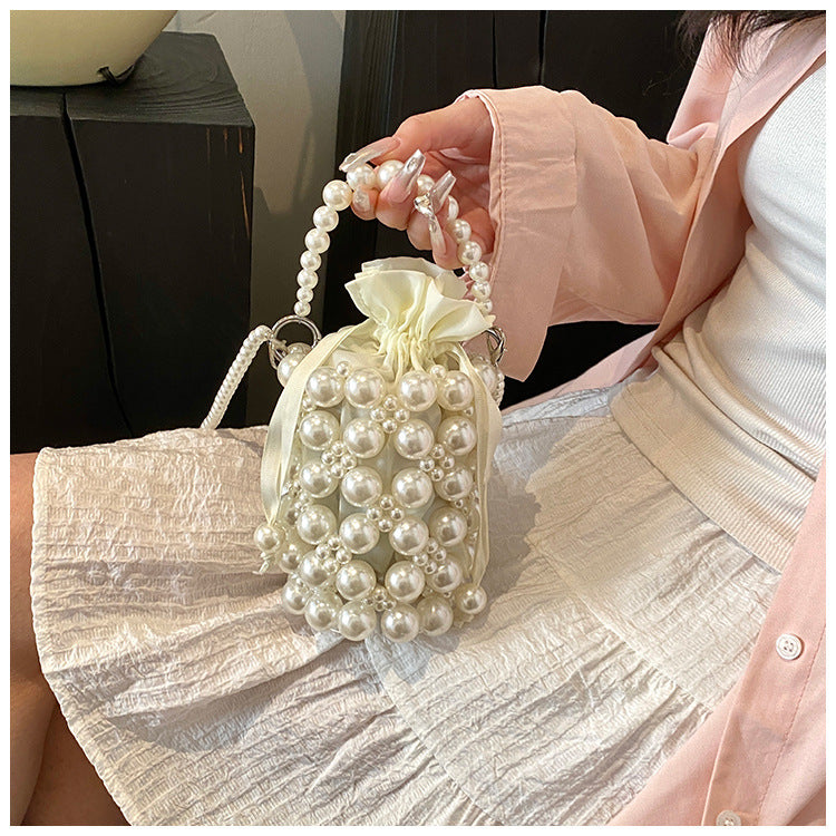 Pearl-Embellished Mini Bag — product view 1