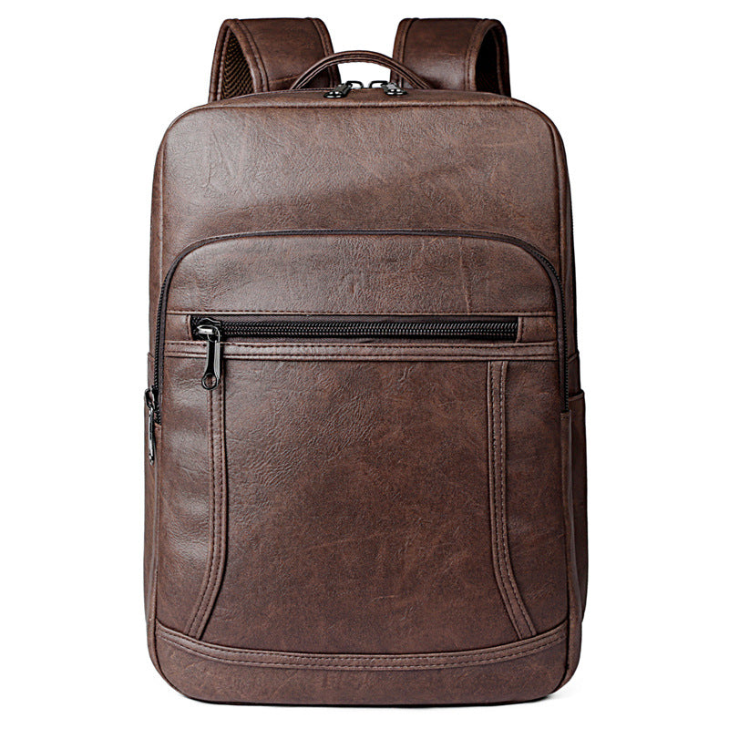 Elegant Backpack Made of Faux Leather with Multiple Compartments LoungeYard — product view 6