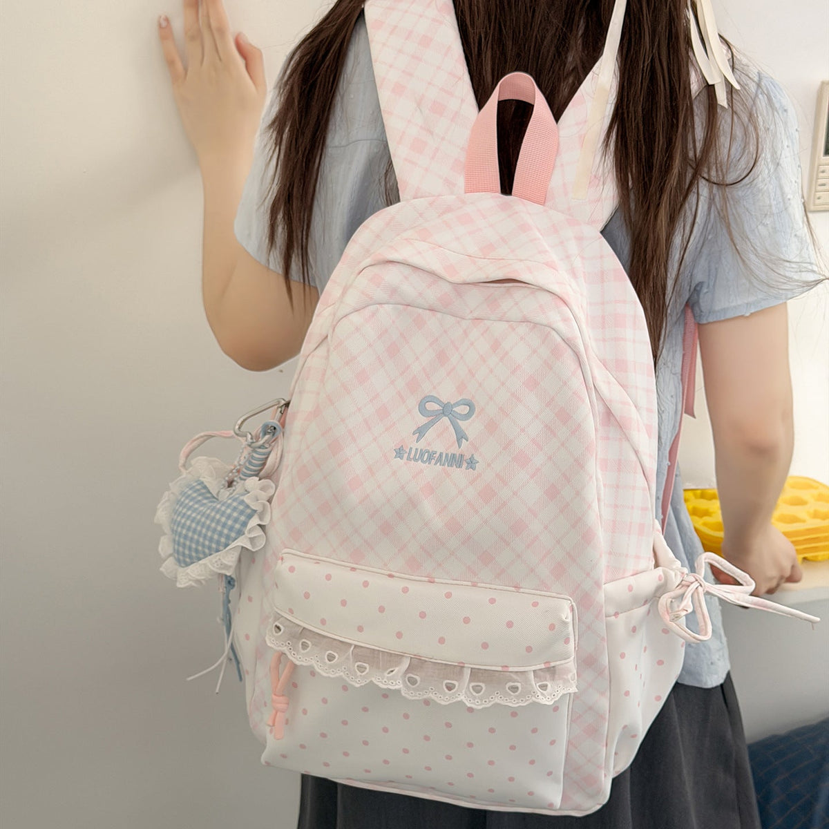 Cute Decorative Printed Backpack LoungeYard — product view 1