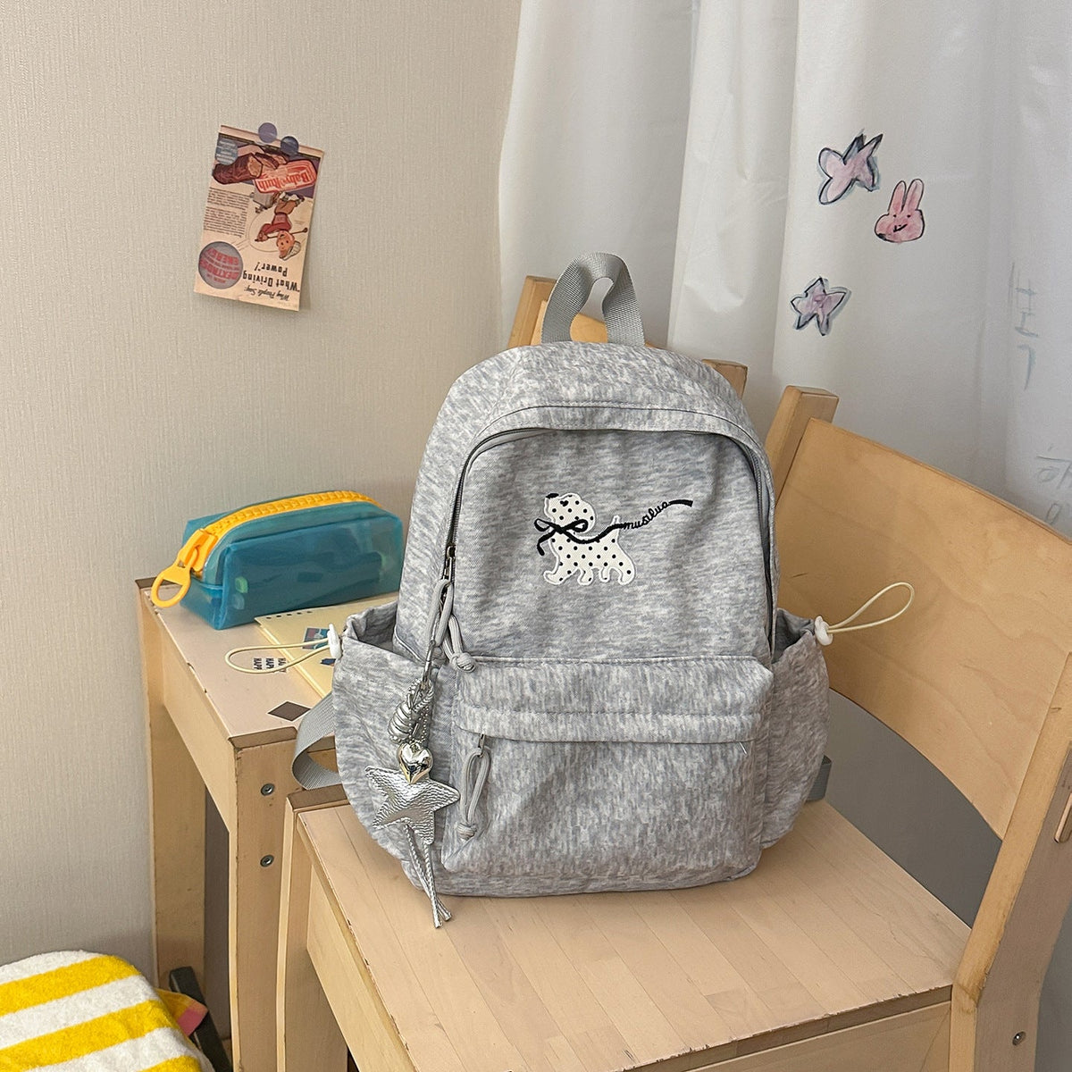 Playful Cartoon Dog-Themed Backpack LoungeYard — product view 7