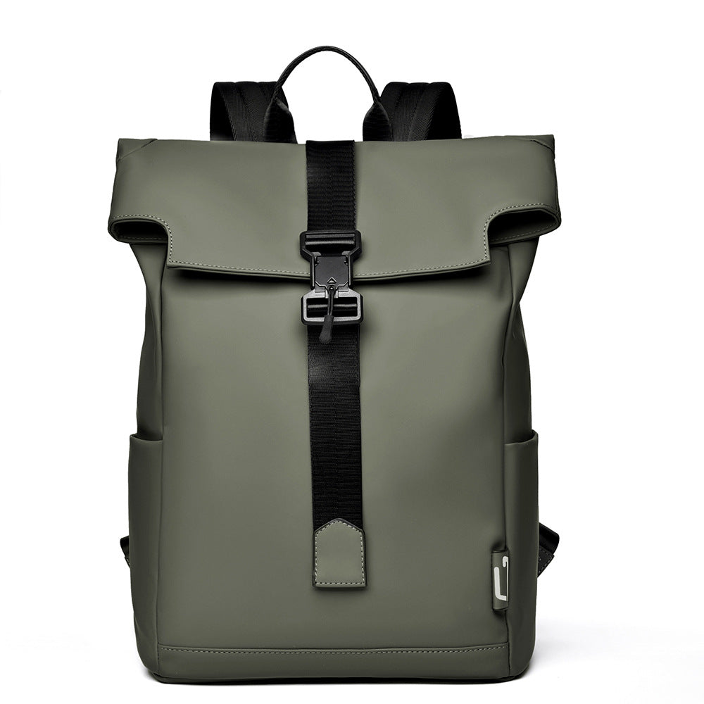 Versatile Waterproof Rolltop Backpack LoungeYard — product view 2