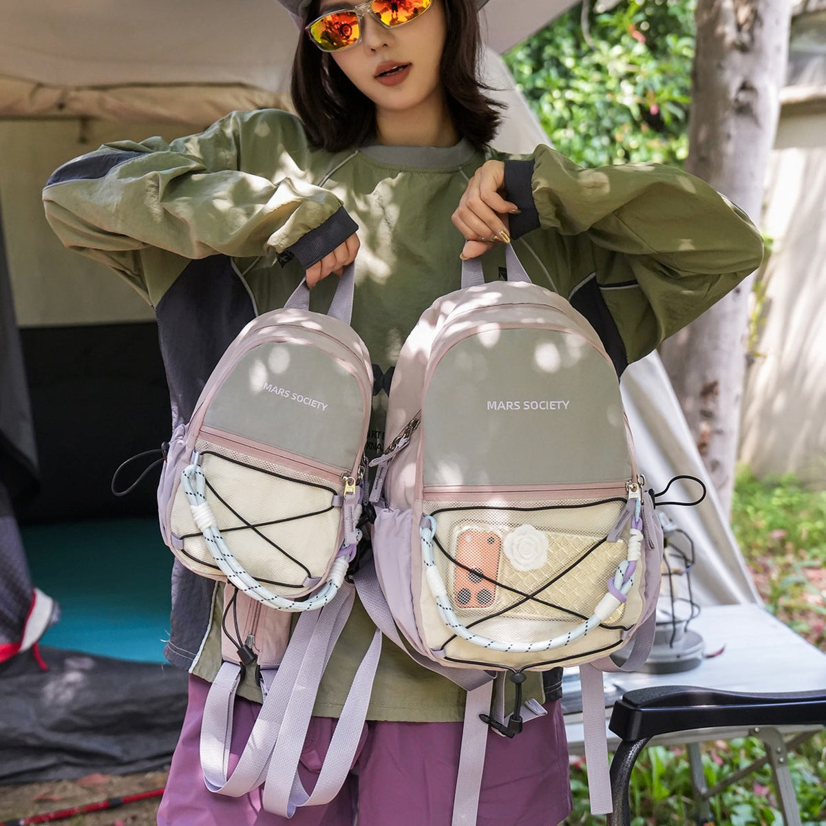 Lightweight Multi-Pocket Sling Bag LoungeYard — product view 1