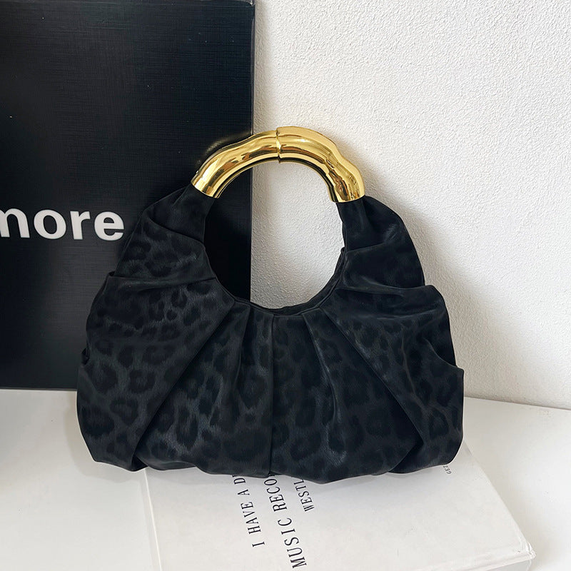 Modern Pleated Handheld Tote Bag — product view 2
