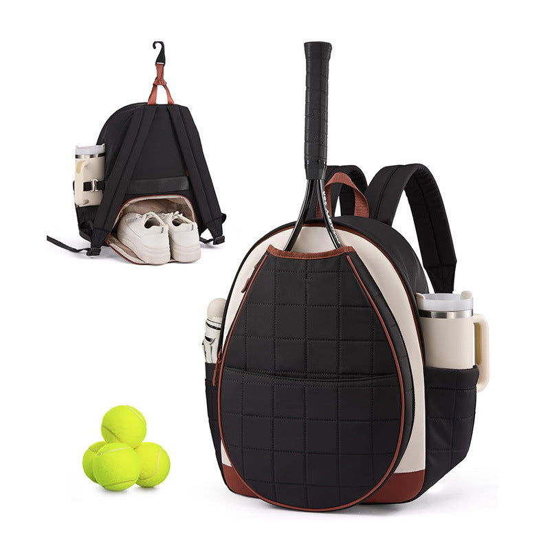 Multifunctional Tennis Backpack with Integrated Shoe and Bottle Compartment LoungeYard — product view 1