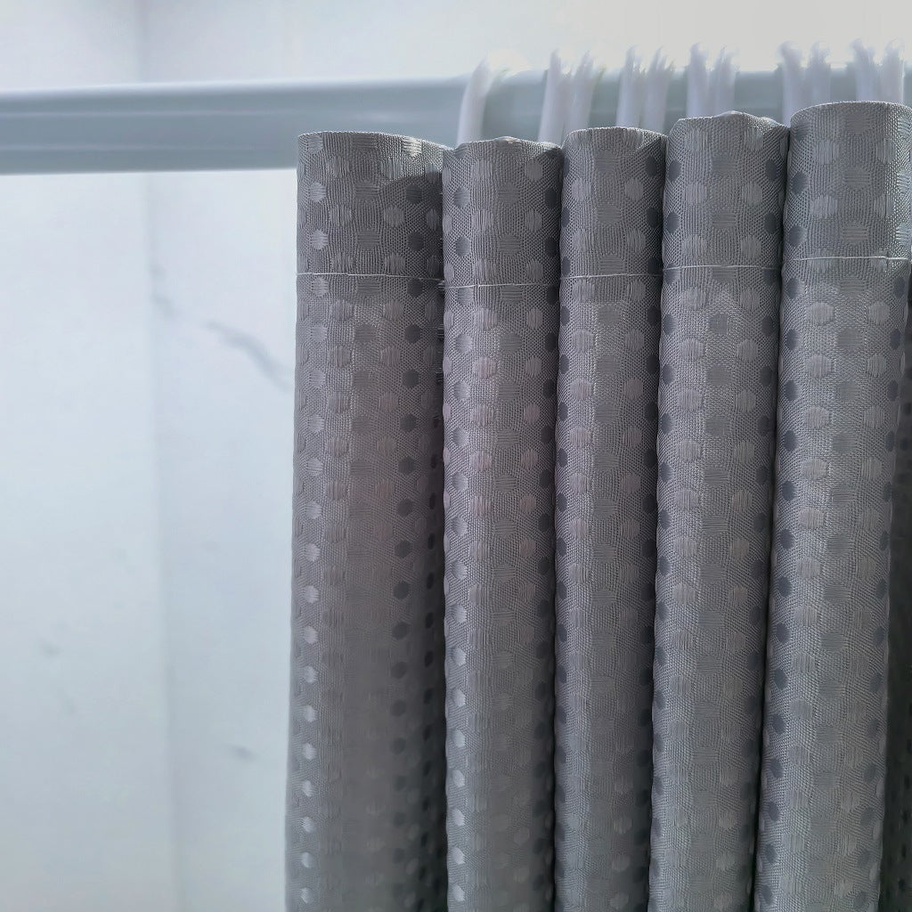 Textured Bathroom Shower Curtain LoungeYard — product view 6