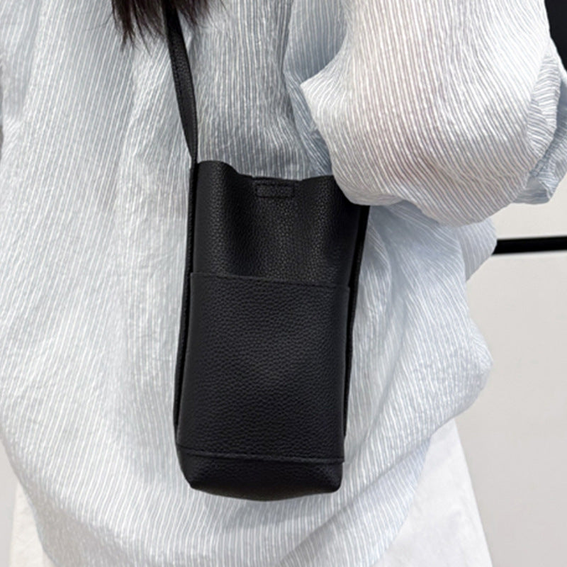 Minimalist Textured Crossbody Bag — product view 2