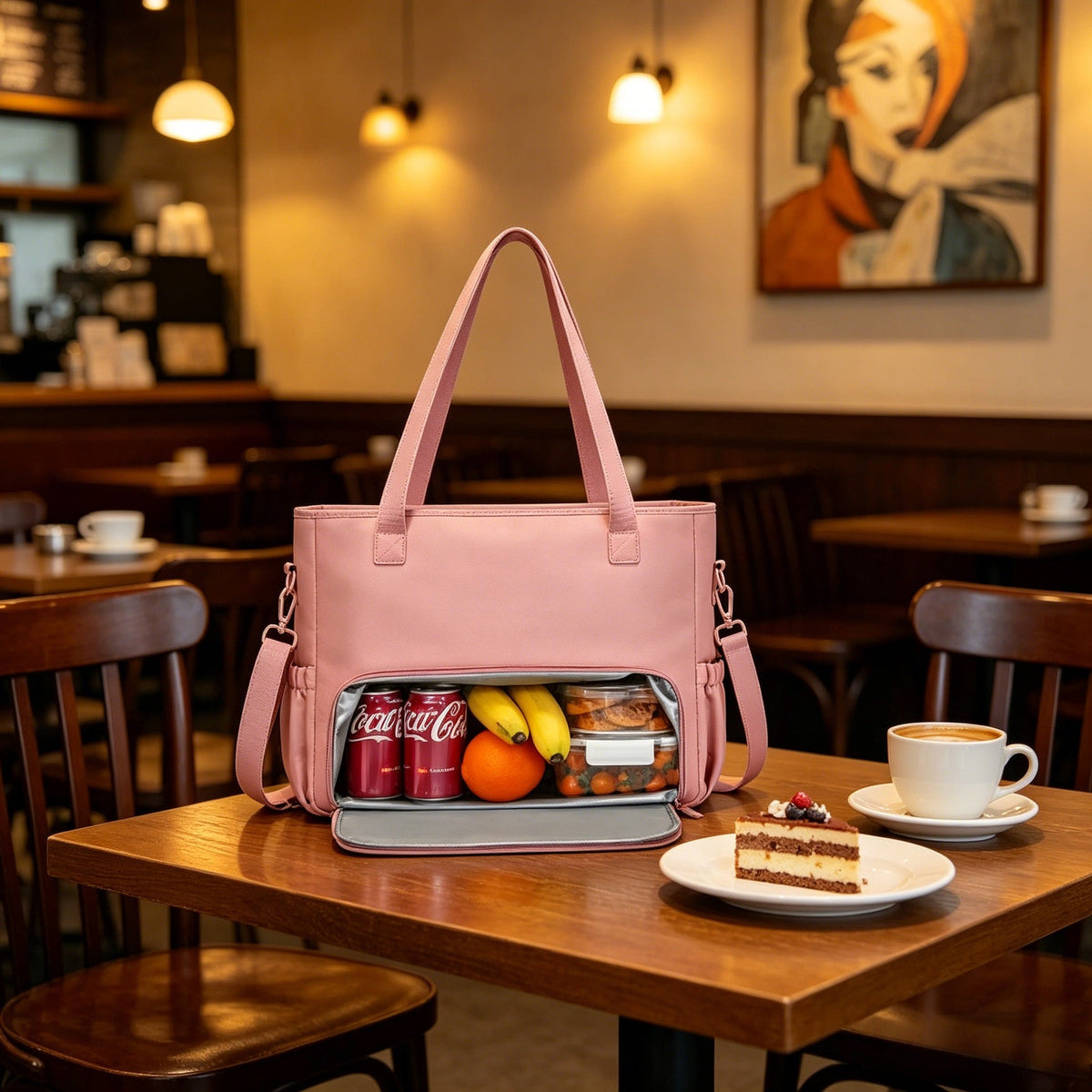 Insulated cooler and shopping bag LoungeYard — product view 2