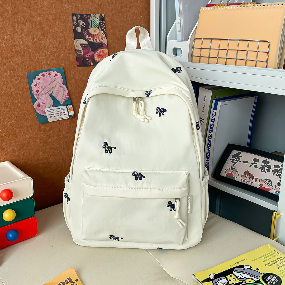 Casual Drawstring Closure Backpack LoungeYard — product view 6