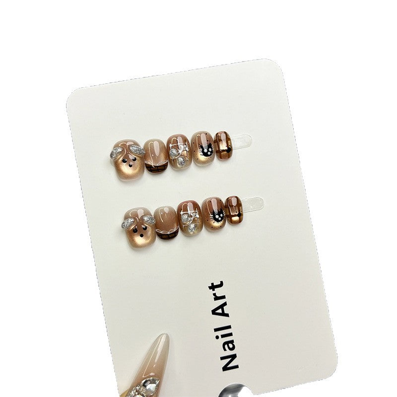 Creative Animal-Themed Press-On Nails — product view 4