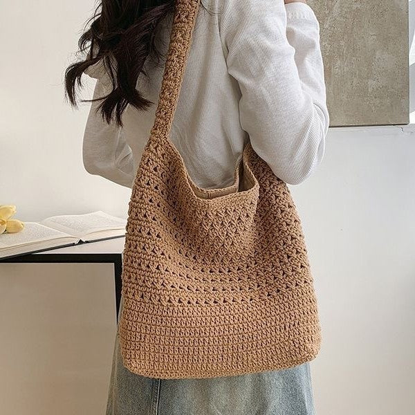Hand-knotted shopping bag LoungeYard — product view 1