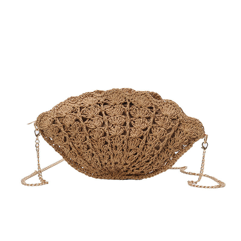 Elegant Crochet Shell-Shaped Handbag — product view 5