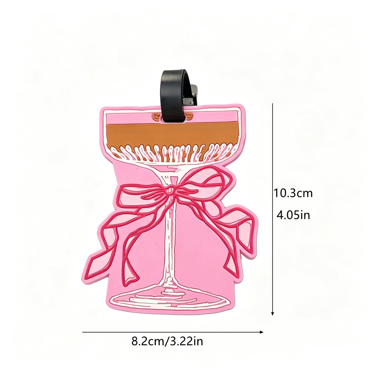 Martini-Themed Luggage Tag LoungeYard — product view 6