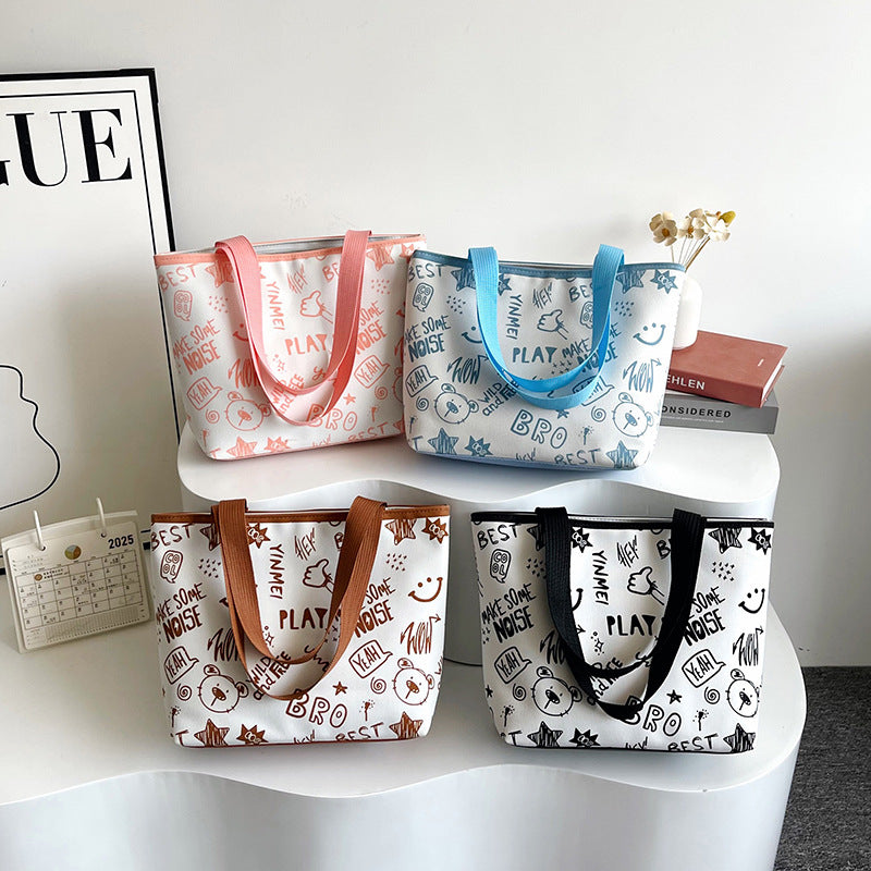 Fun Graphic Activity Tote Bag — product view 6