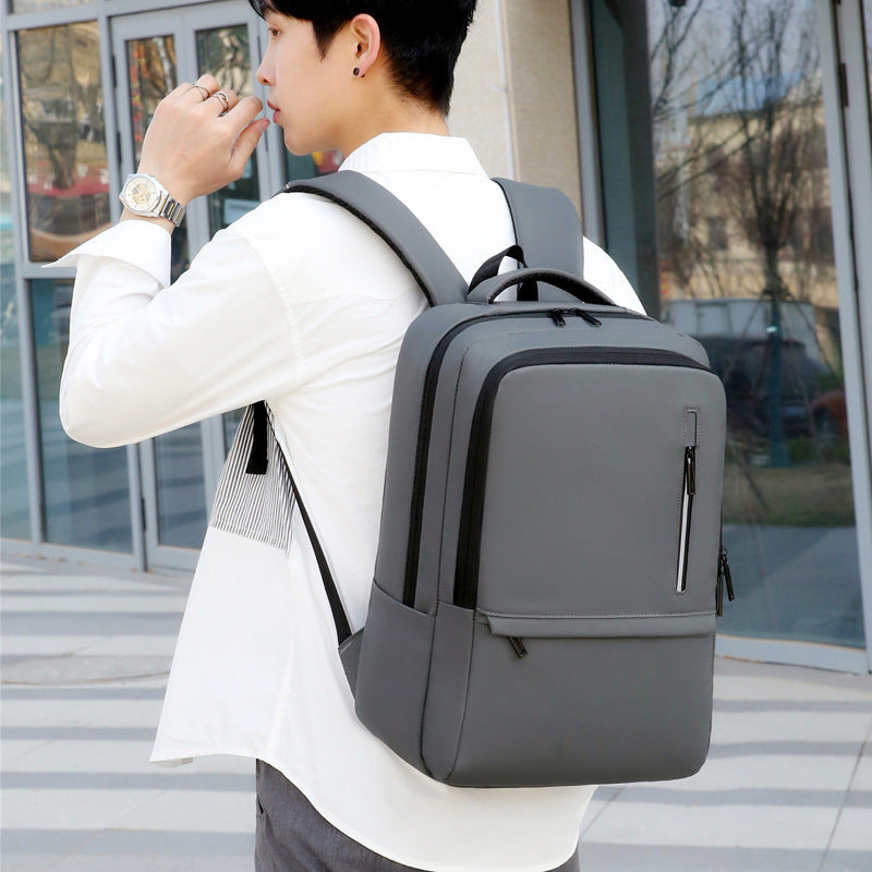 Modern Laptop Backpack with Multifunctional Compartments LoungeYard — product view 2