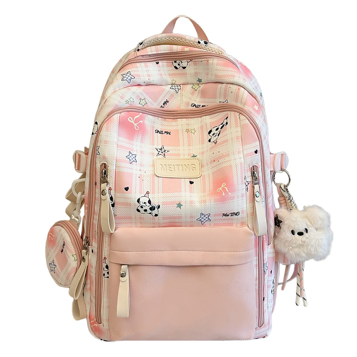 Fun-Themed Patterned Backpack LoungeYard — product view 5