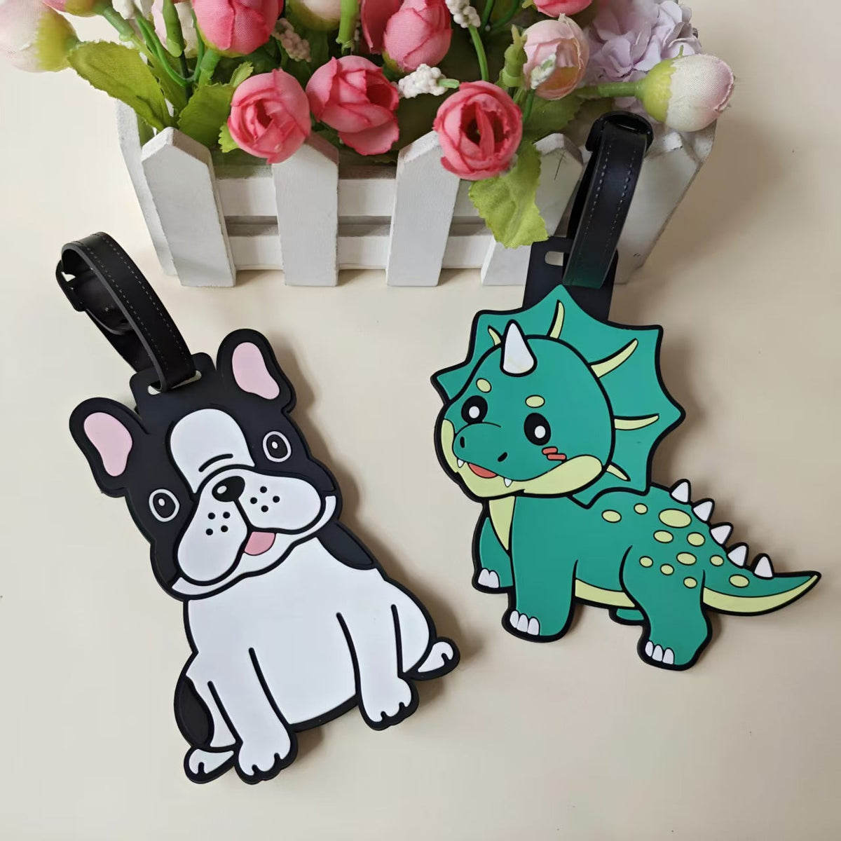 Unisex luggage tag in cute sloth design LoungeYard — product view 2