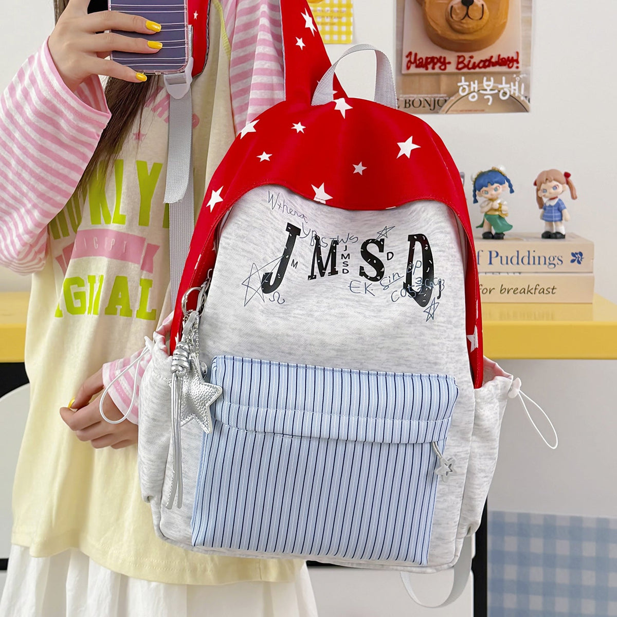Illustrated Character Backpack LoungeYard — product view 1