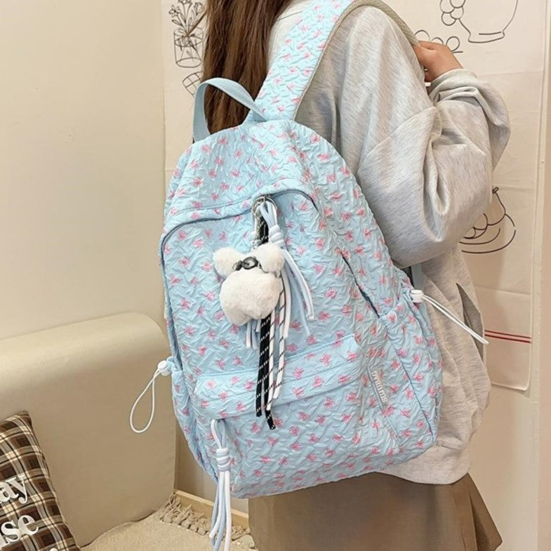 Soft Textured Casual Backpack LoungeYard — product view 1