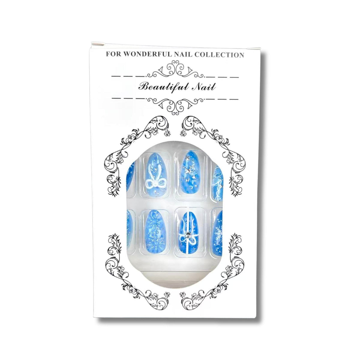 Elegant Decorative Press-On Nail Set — product view 4
