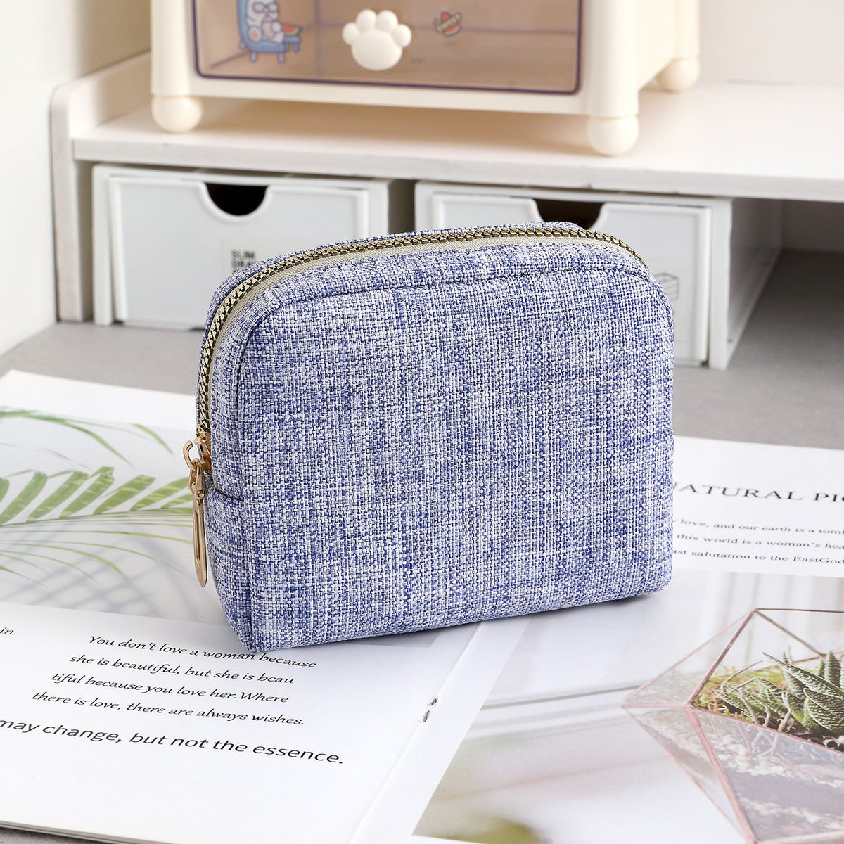 Compact Zippered Coin Purse — product view 2