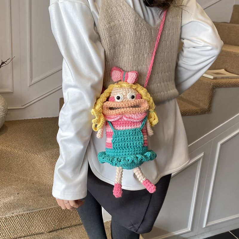 Crochet Character Mini Backpack — product view 3