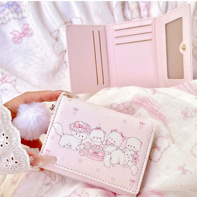 Cute Cartoon-Themed Mini Wallet LoungeYard — product view 1