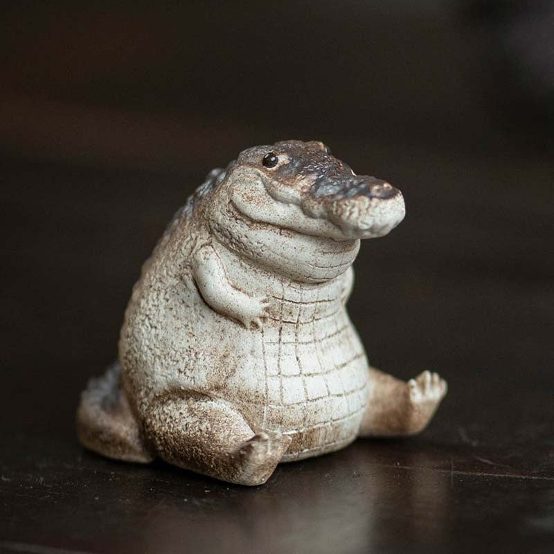 Novelty Alligator Figurine Bowlift — product view 2