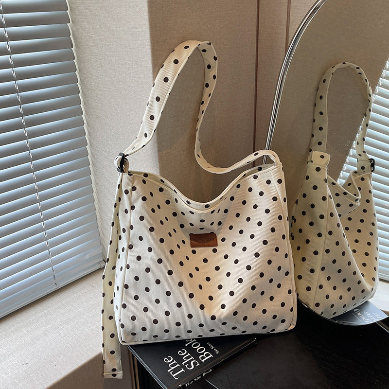 Casual Polka Dot Hobo Bag — product view 4