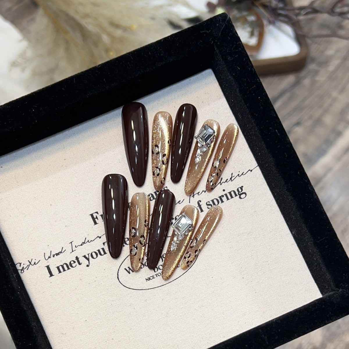 Glamorous Long Stiletto Press-On Nails — product view 2
