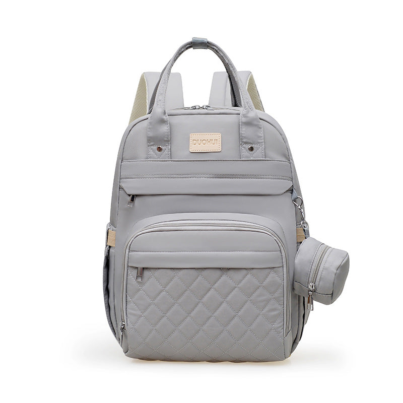 Quilted Multi-Compartment Backpack LoungeYard — product view 7