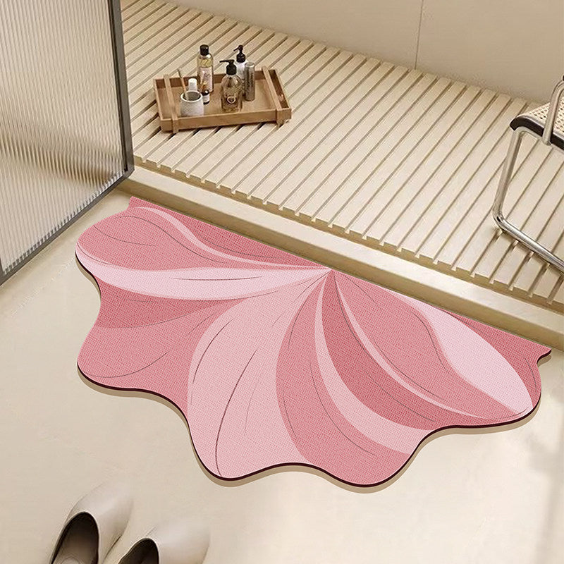 Floral Shaped Bath Mat — product view 5