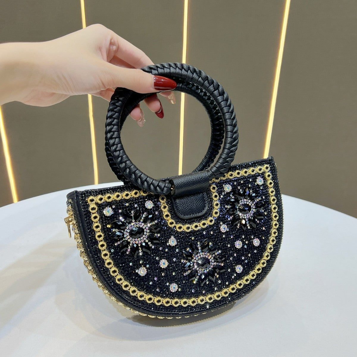 Handcrafted Decorative Evening Handbag — product view 1