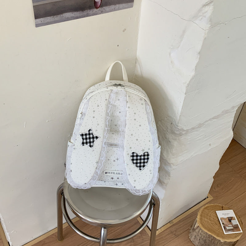 Playful Bunny Ear-Themed Backpack LoungeYard — product view 4