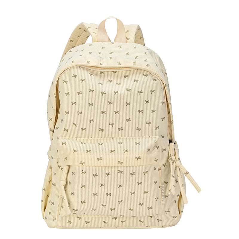 Playful Corduroy Backpack LoungeYard — product view 2