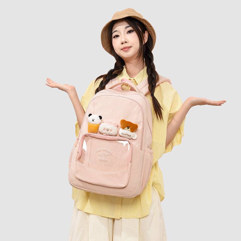 Cute Plush Characters Backpack LoungeYard — product view 2