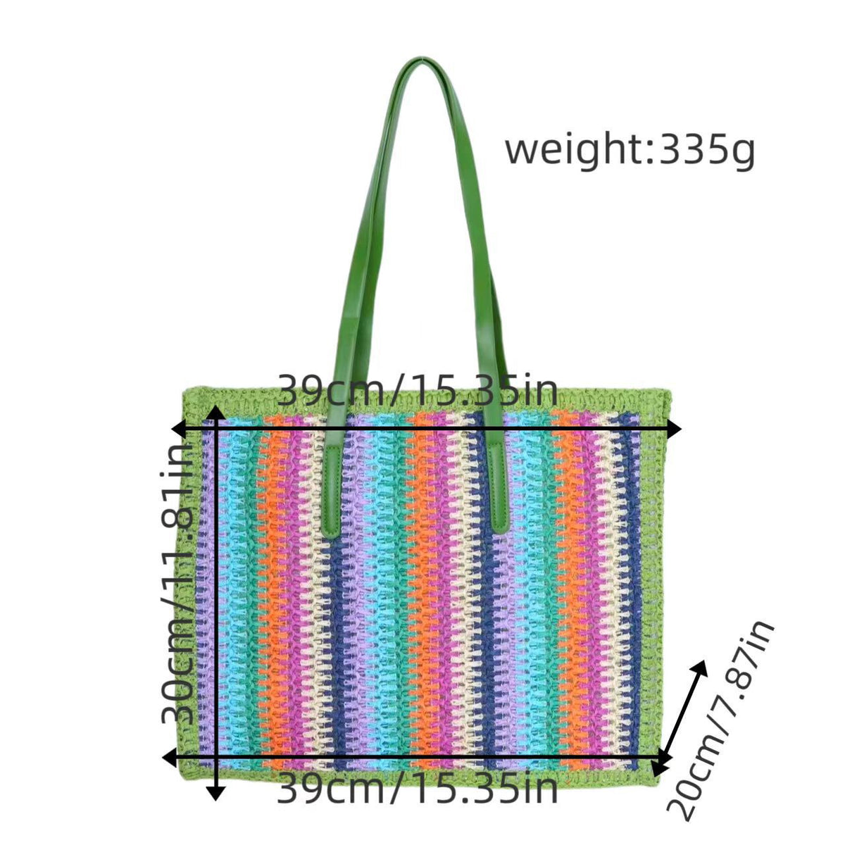 Multifunctional Bast Beach Bag LoungeYard — product view 7