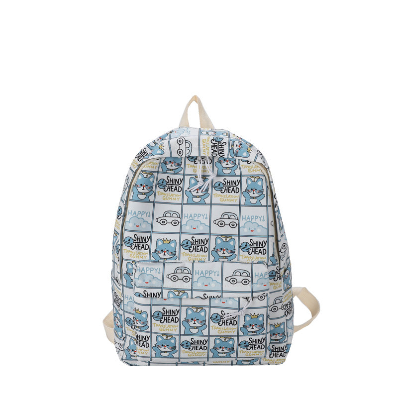 Cartoon Patterned Backpack LoungeYard — product view 6