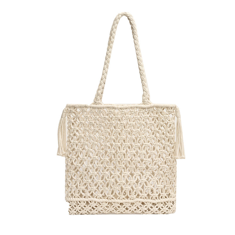 Handcrafted Woven Beach Tote — product view 5