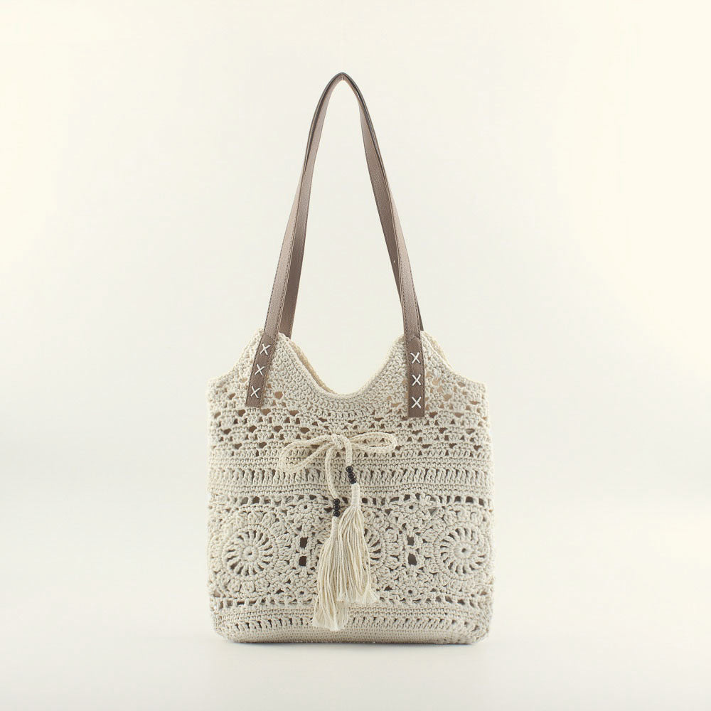 Macrame Tote Bag LoungeYard — product view 6