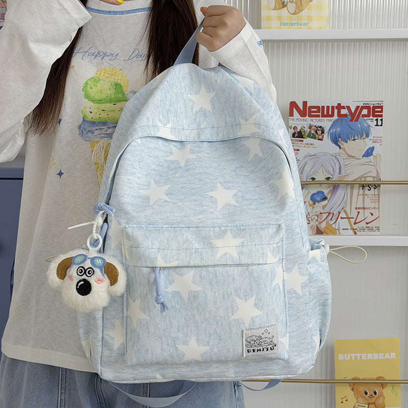 Fun Star-Embellished Backpack LoungeYard 1791205116 — product view 2