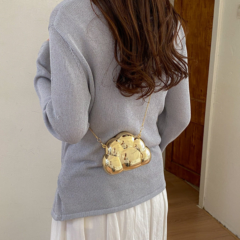 WoElegant Cloud-Shaped Evening Handbag LoungeYard — product view 4
