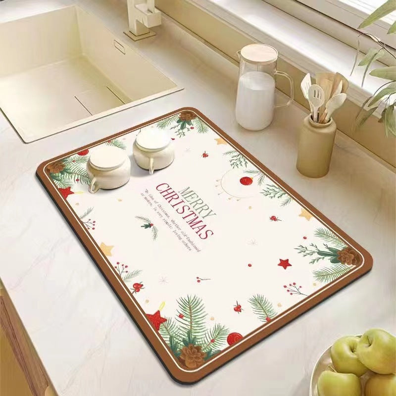 Floral Patterns Kitchen Mat Bowlift — product view 5