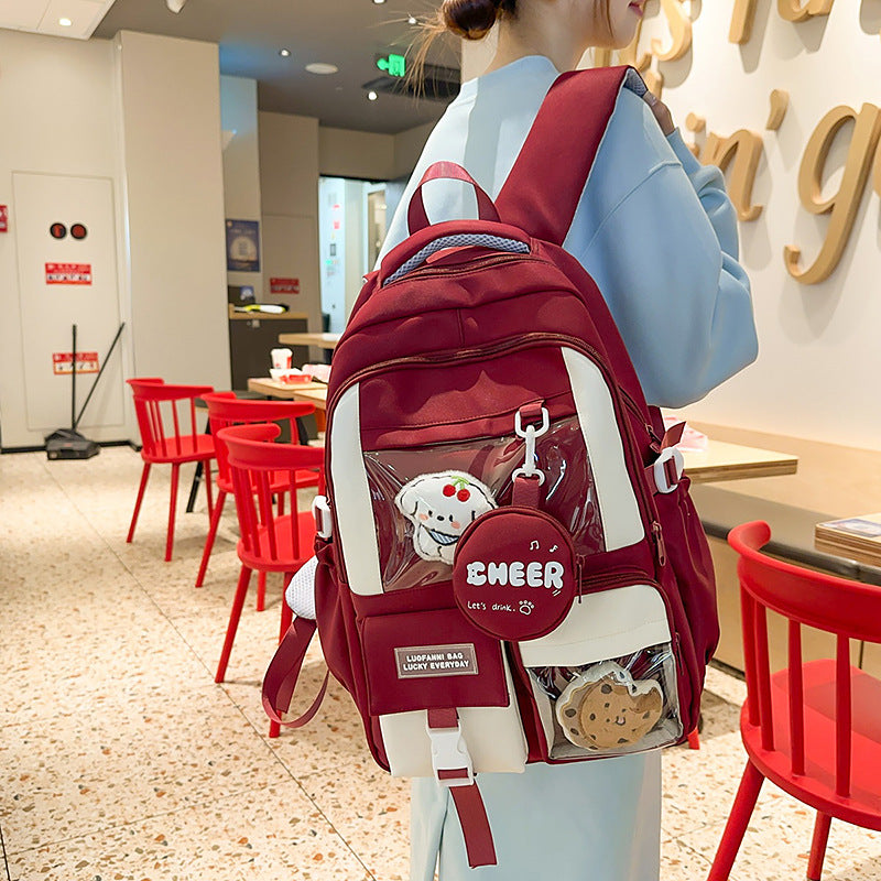 Whimsical Cartoon Graphic Backpack — product view 4