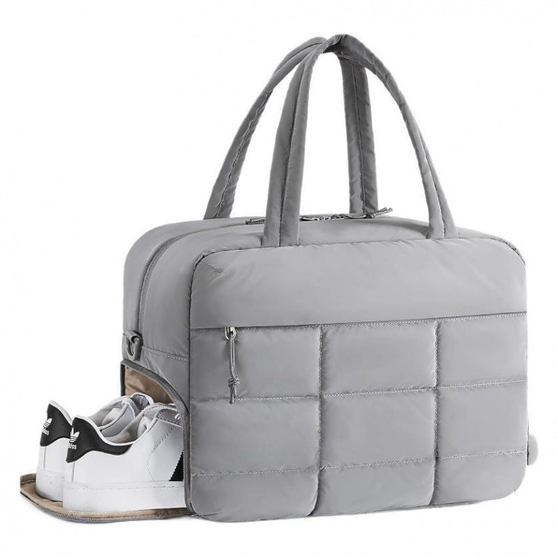 Multi-Functional Quilted Gym Duffel Bag LoungeYard — product view 5
