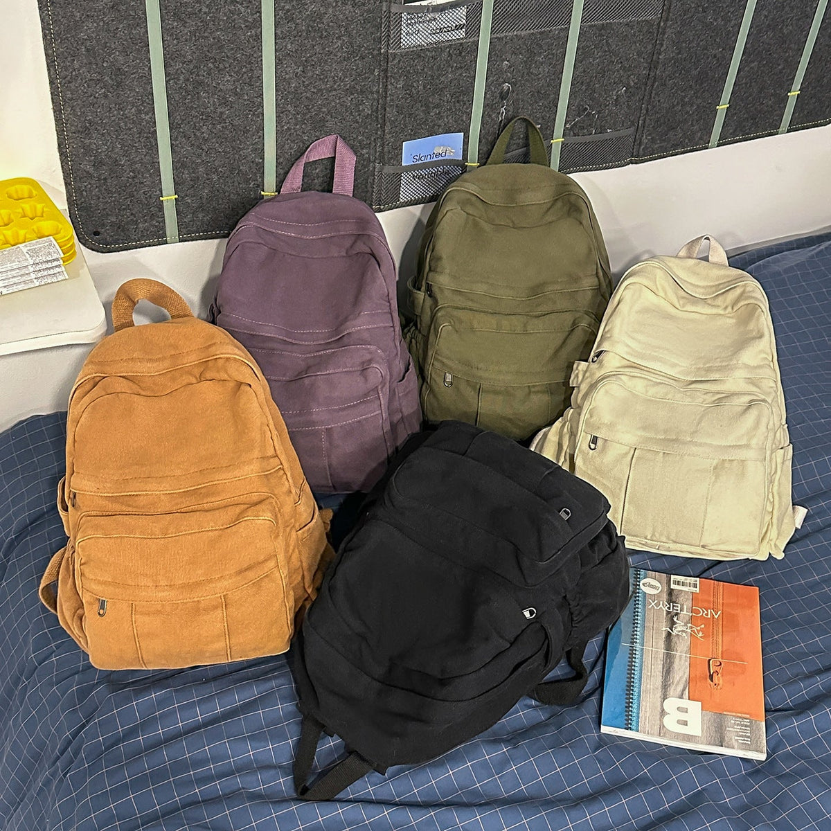 Durable Canvas Backpack LoungeYard 1791205779 — product view 4