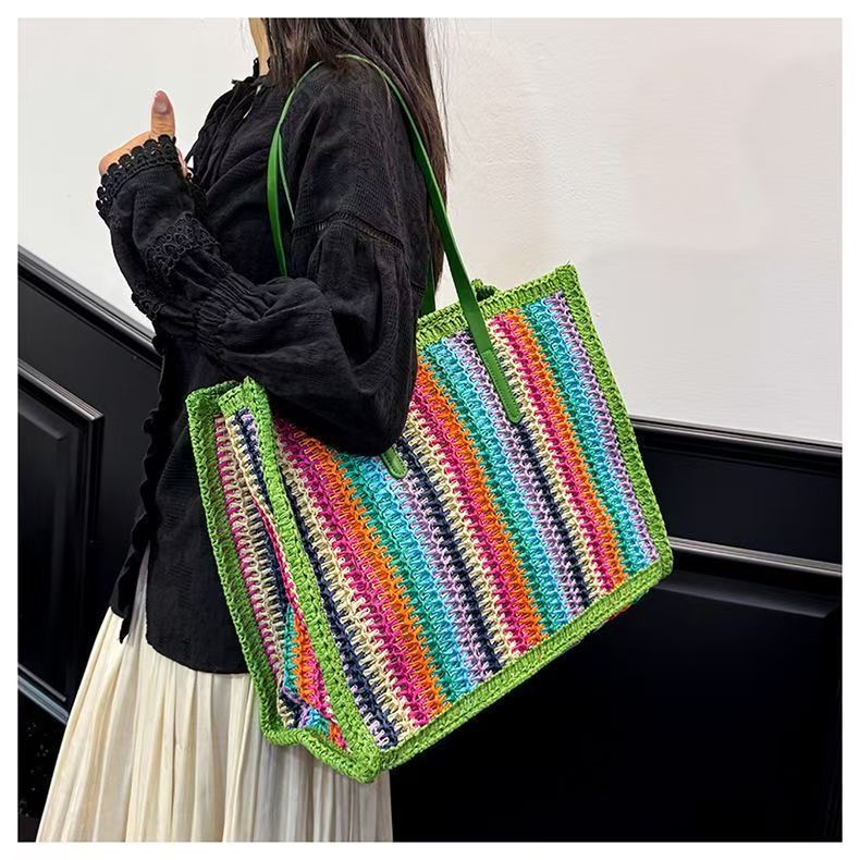 Multifunctional Bast Beach Bag LoungeYard — product view 1
