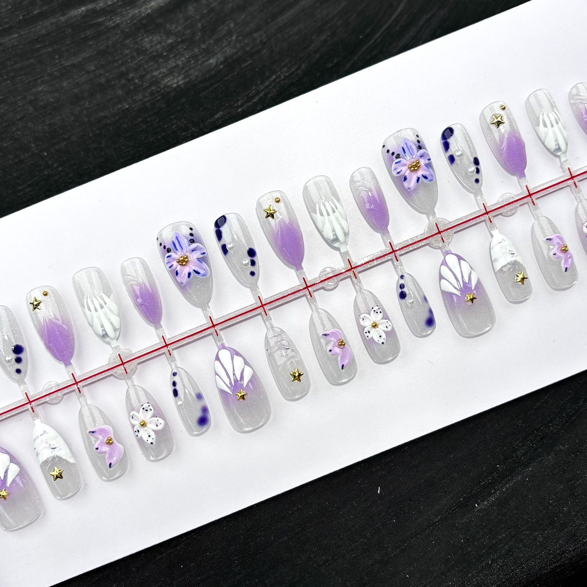 Elegant Artistic Press-On Nail Collection — product view 2