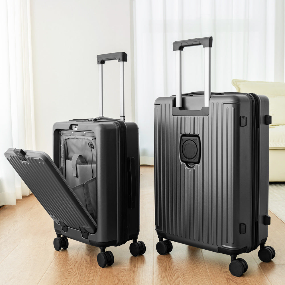 Compact Hard-Shell Rolling Suitcase — product view 3