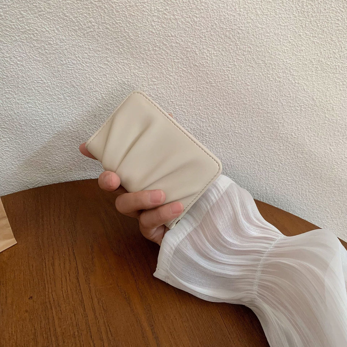 Compact Leather Cardholder — product view 2